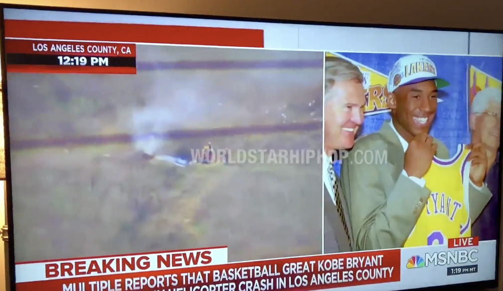 {VIDEO} MSNBC Anchor Says N***ERS (or NAKERS?) When Addressing The Death Of Kobe Bryant!